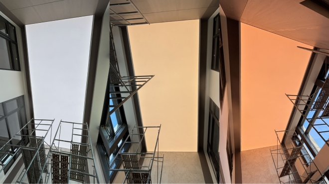 115年 奧如設計 大型天花光膜燈箱工程